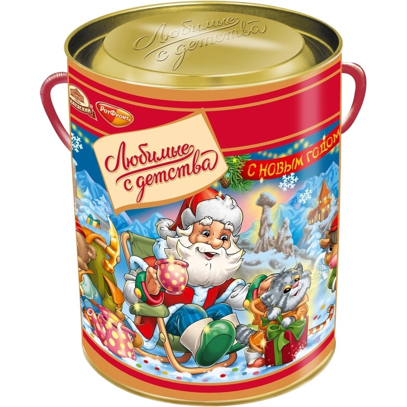 Изображение товара Новогодний сладкий подарок Рот Фронт Любимые с детства 501 г