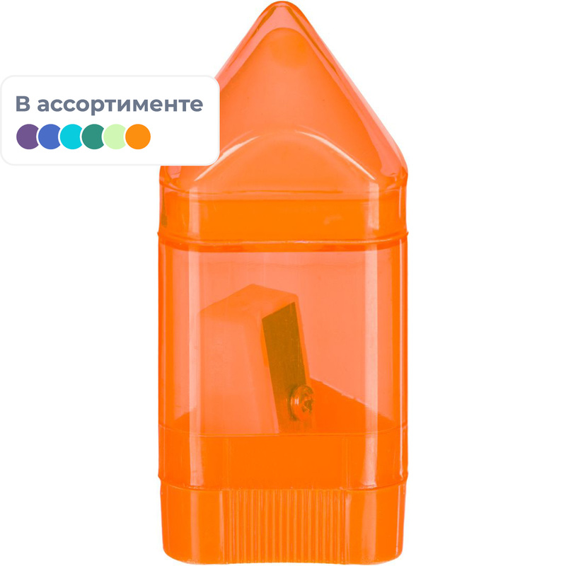 Изображение товара Точилка для карандашей Attache Colorful пластиковая с контейнером