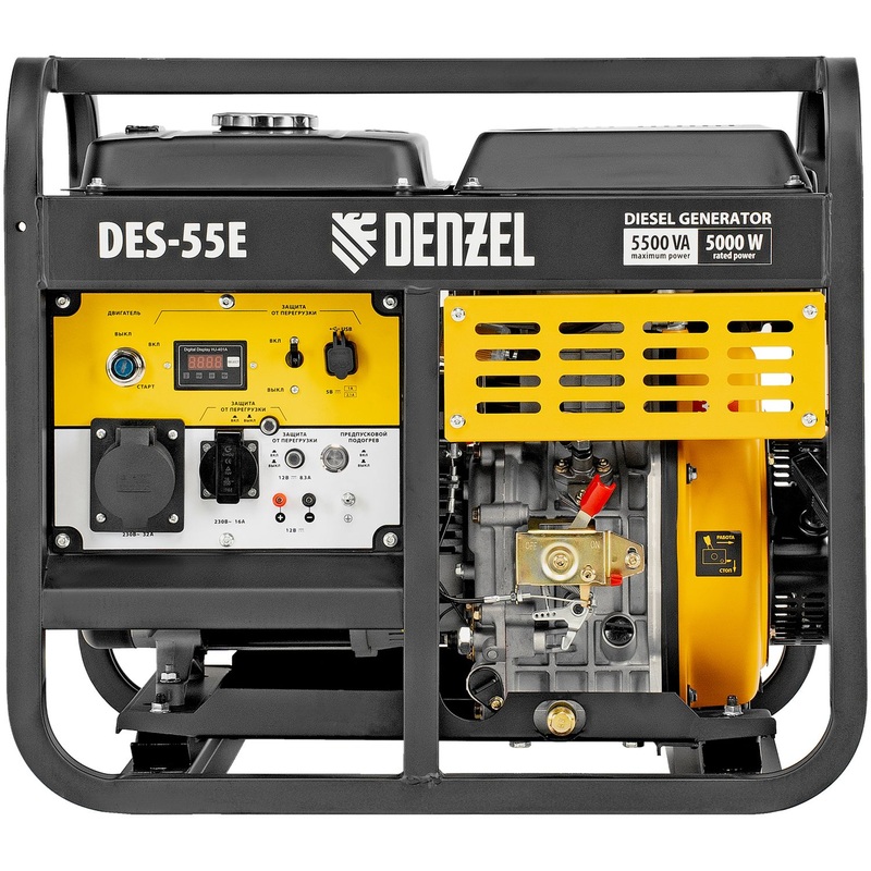 Изображение товара Генератор дизельный Denzel DES-55E (94414)