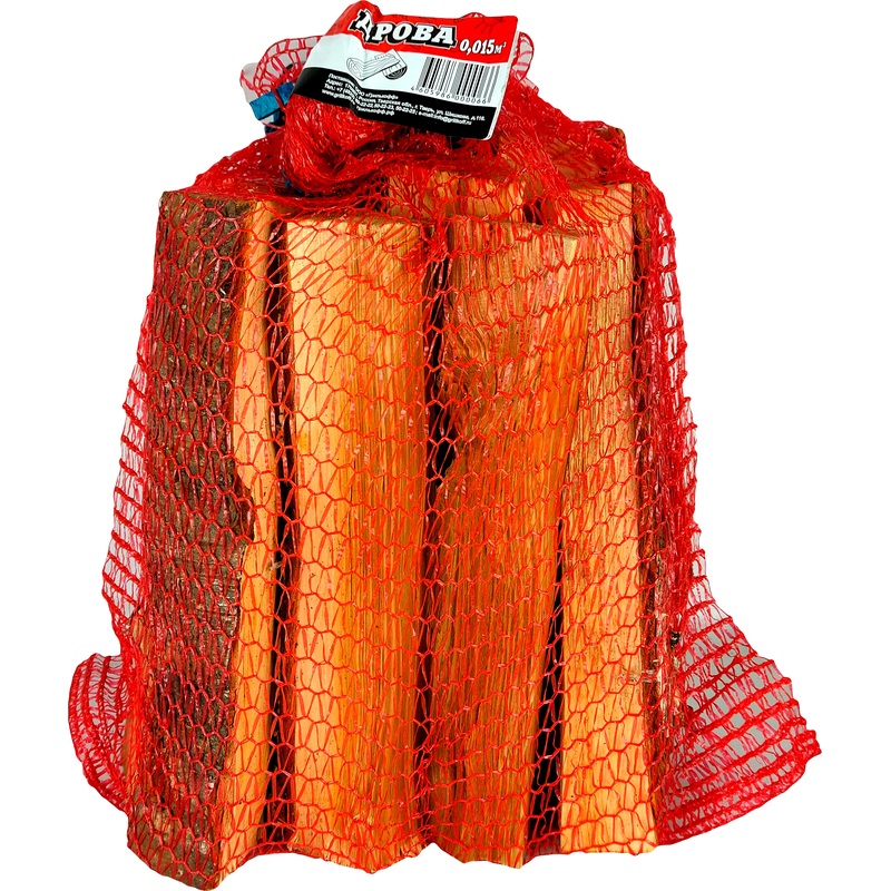 Изображение товара Дрова твёрдо-лиственных пород Grillkoff 0.015 куб.м в сетке