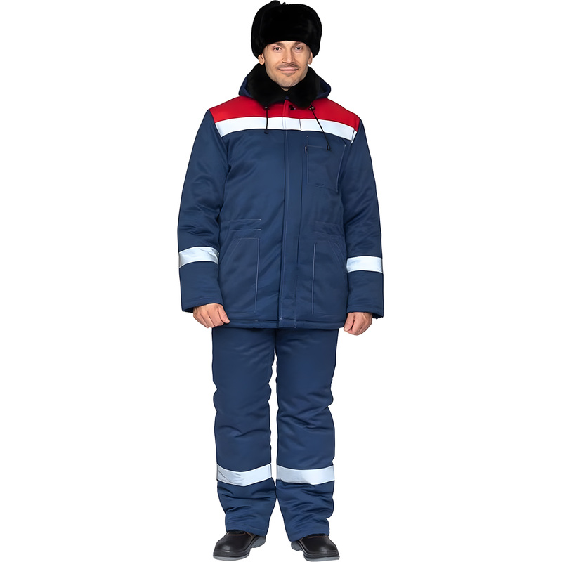 Изображение товара Зимний рабочий костюм пантеон-2 КПК для мужчин, утепленный, с светоотражающими элементами