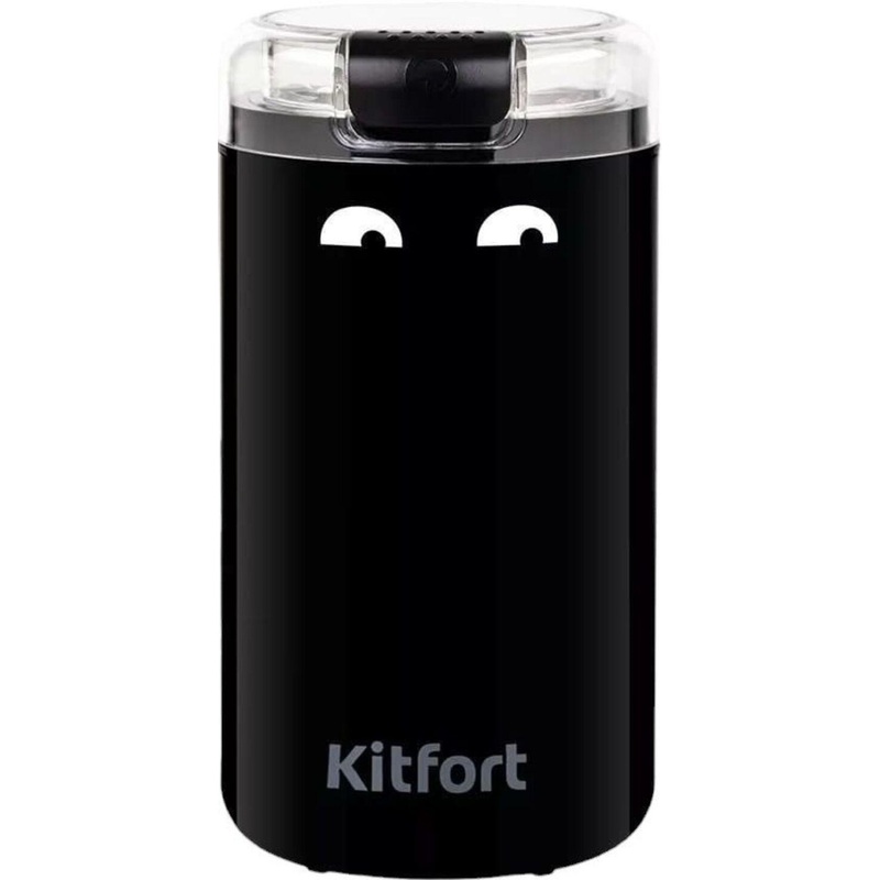 Изображение товара Кофемолка Kitfort КТ-7116 черная - надежный помощник для свежего кофе