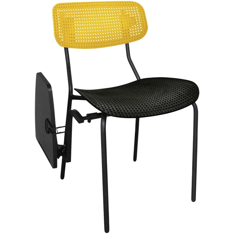 Изображение товара Стул с пюпитром (черный/желтый, рост 6)