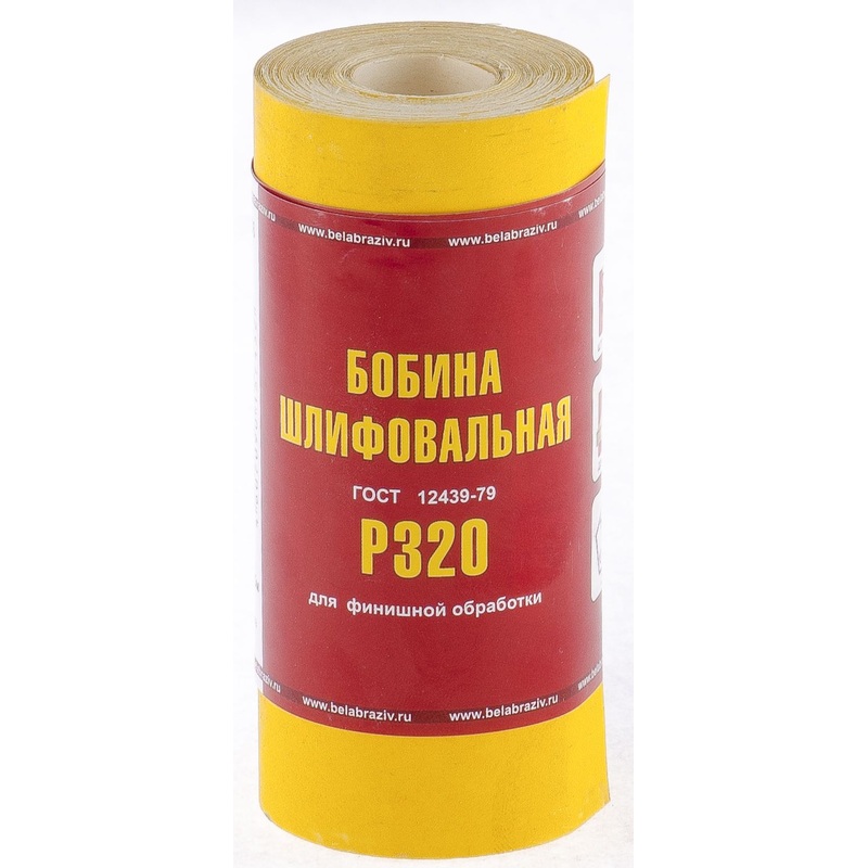 Изображение товара Шкурка БАЗ LP41C Р320 115 мм x 5 м для финишной шлифовки
