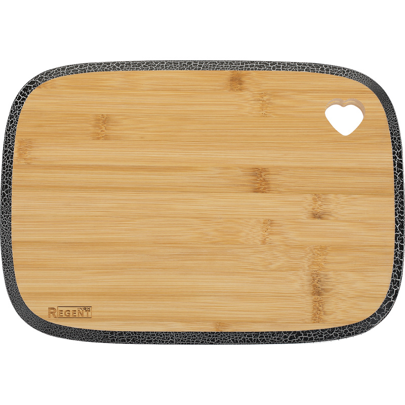 Изображение товара Доска разделочная из бамбука Regent inox Bamboo 35.5x25x1.2 см натуральный бамбук