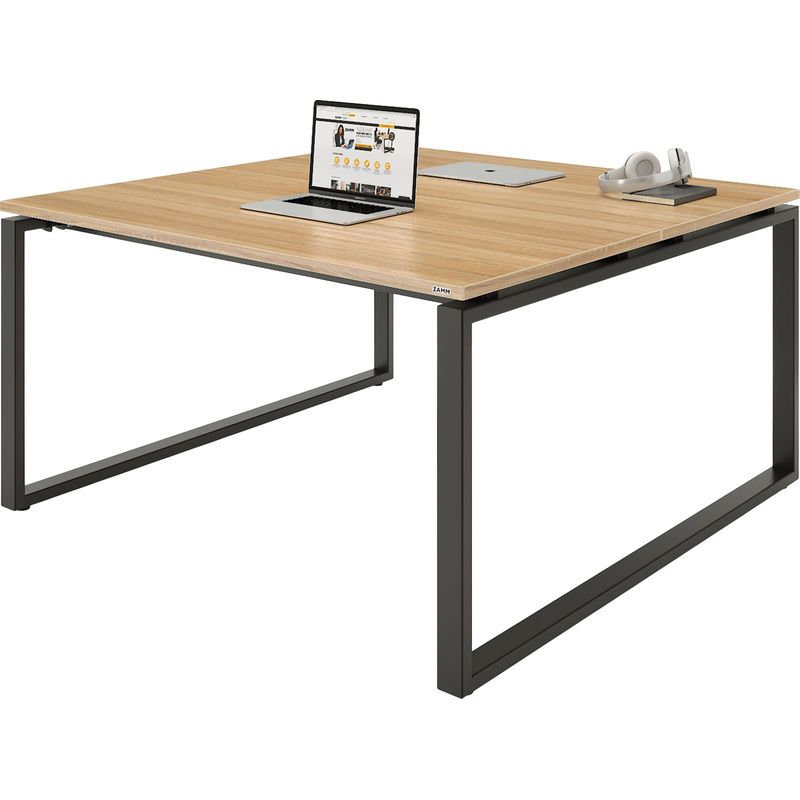 Изображение товара Элемент бенч-системы Zamm Зета 11580 (дуб бардолино/чёрный, 1400х1400х745 мм)