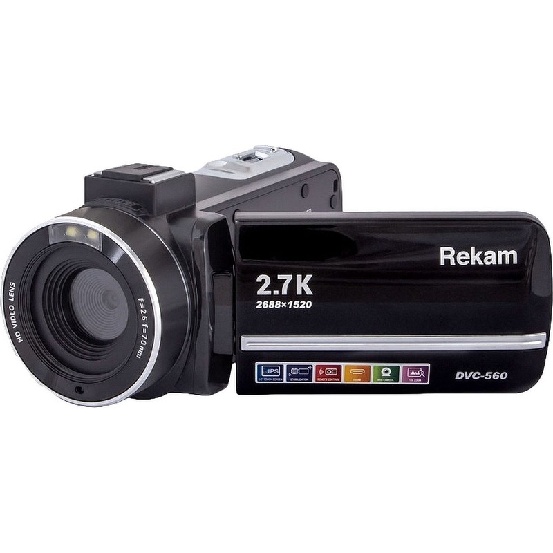 Изображение товара Видеокамера Rekam DVC-560 30МП CMOS 18x zoom сенсорный дисплей