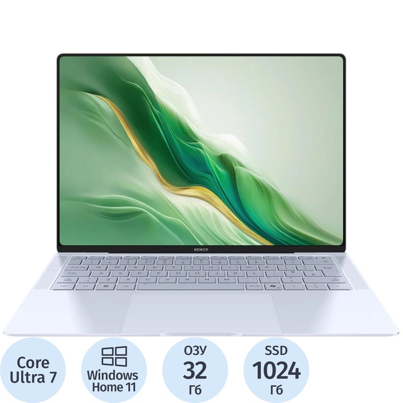 Изображение товара Ноутбук Honor MagicBook Art 14 MRA-721 14.6" белый Intel Core Ultra 7 155H/32 ГБ/SSD 1024 ГБ (5301akxj)