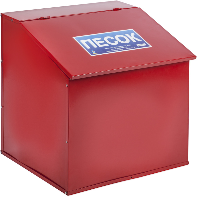 Изображение товара Разборный металлический ящик для песка 46х49х58.5 см с защитой от осадков