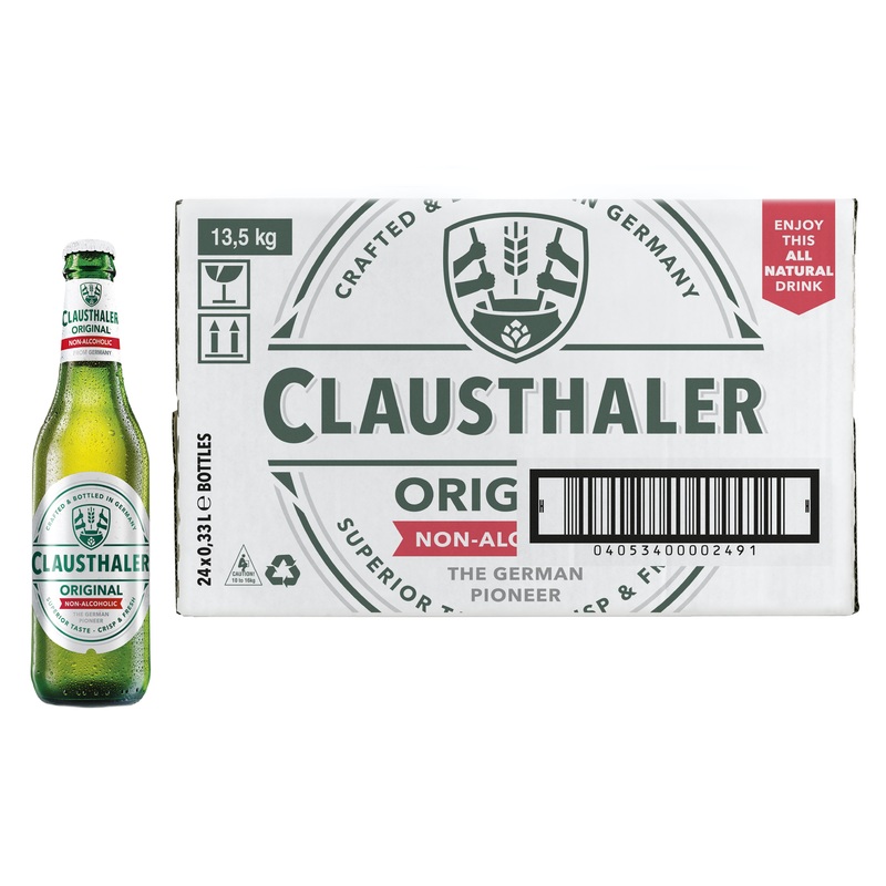Изображение товара Пиво безалкогольное Clausthaler светлое фильтрованное бутылка 0.33 л