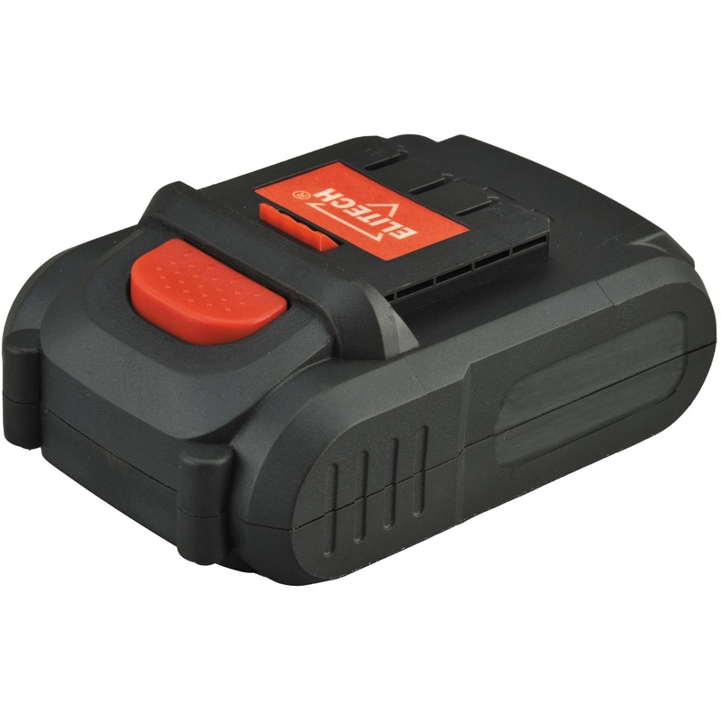 Изображение товара Аккумулятор Elitech 18В 2Ач Li-ion слайдер для инструментов