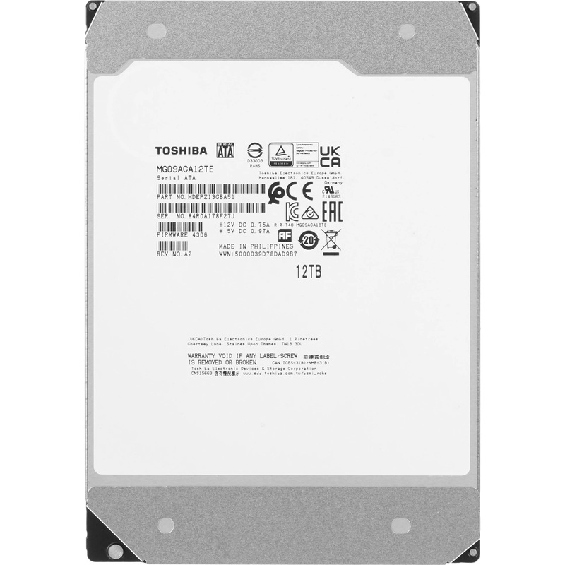 Изображение товара Жёсткий диск Toshiba MG09ACA12TE 12 ТБ 3.5 дюйма SATA