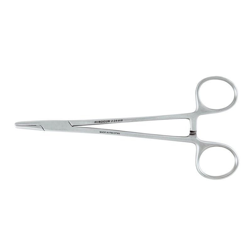 Изображение товара Иглодержатель хирургический Surgicon 160 мм зажимной многоразовый