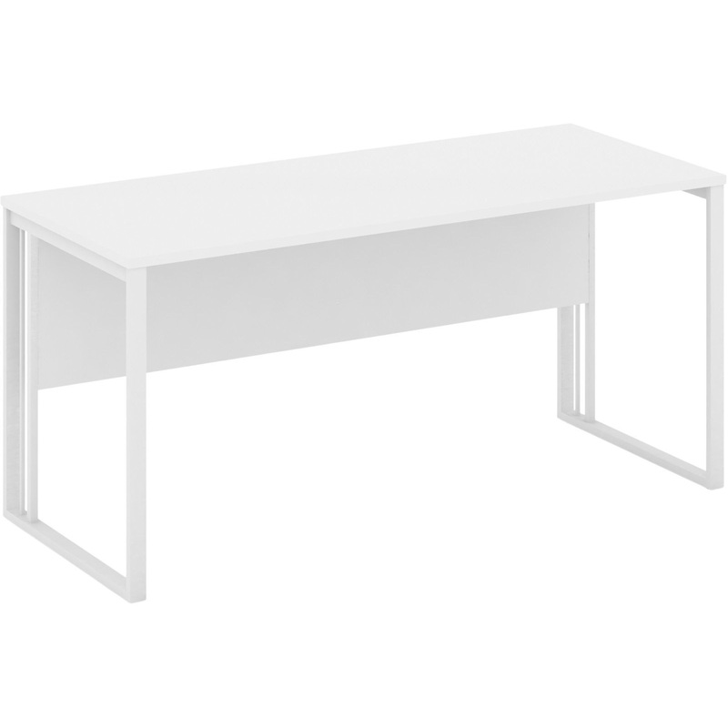 Изображение товара Стол письменный прямой Riva КМССП-4 белый 1580х670х750 мм