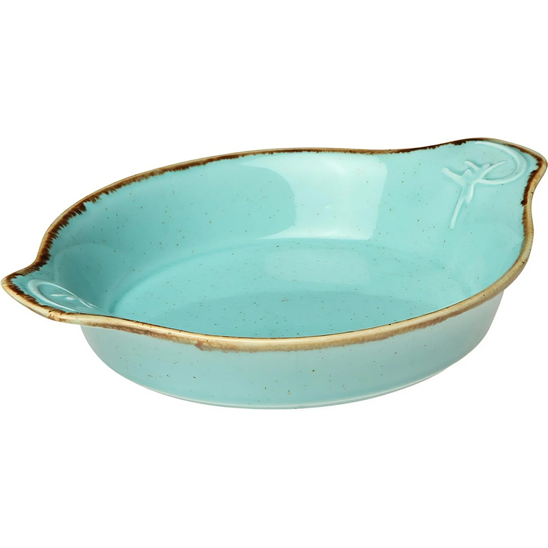 Изображение товара Набор форм для запекания Porland Seasons 6 шт бирюзовые фарфор профессиональный