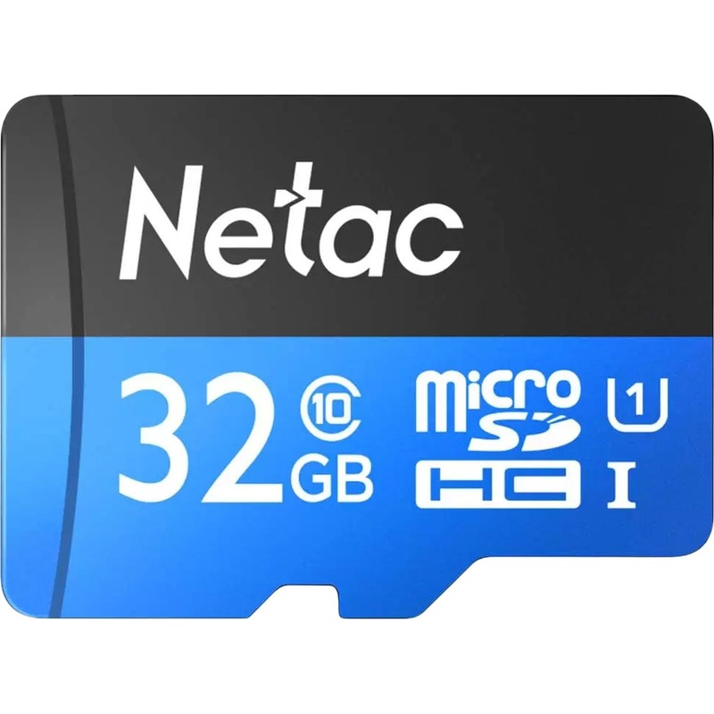 Изображение товара Карта памяти 32 ГБ microSDHC Netac P500 Standard UHS-I U1