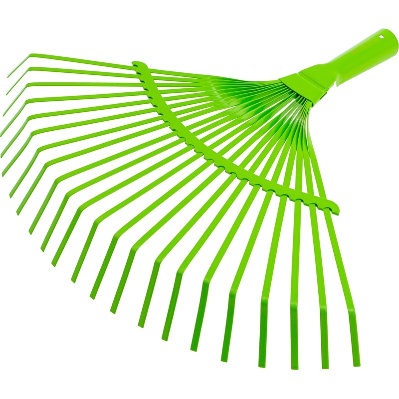 Изображение товара Веерные грабли Palisad без черенка 22 зуба шириной 42.5 см из стали для уборки и газонов