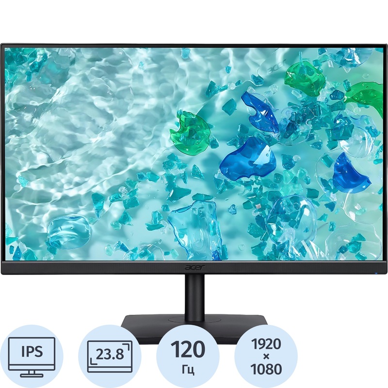 Изображение товара Монитор 23.8" Acer Vero V247YGbmipx чёрный (UM.QV7CD.G07)