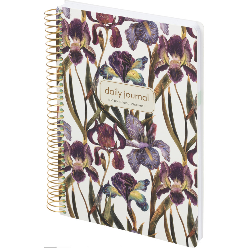 Изображение товара Ежедневник Bruno Visconti Ирисы недатированный А5 с рисунком