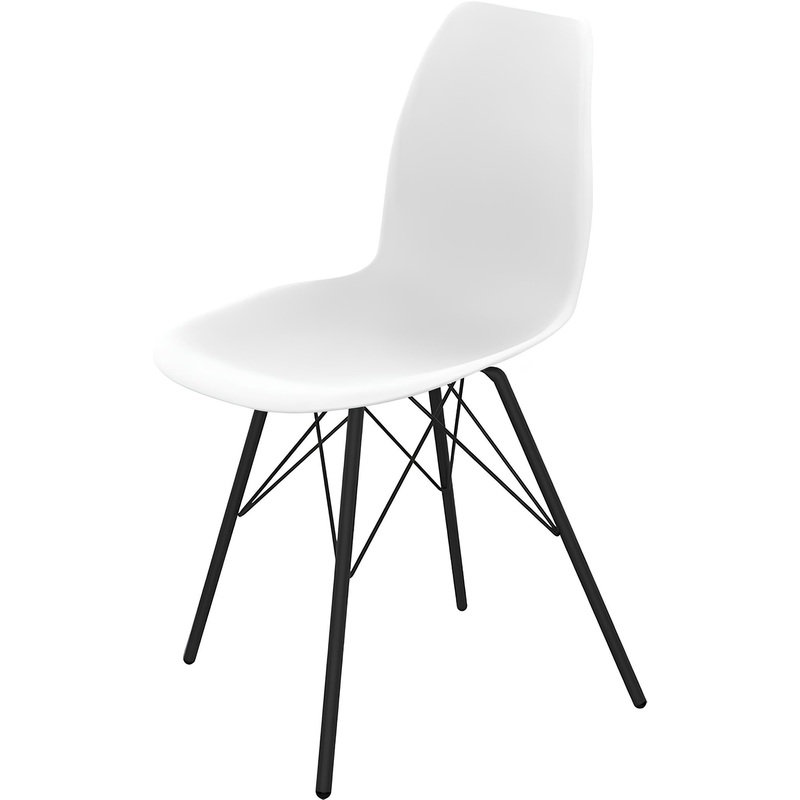 Изображение товара Стул обеденный Sheffilton SHT-ST29/S37 149146/233777 белый (пластик, металл)