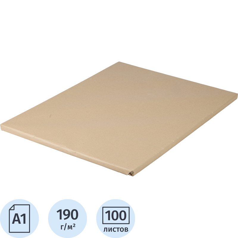 Изображение товара Ватман чертежный Выбор есть А1 100 листов 190 г/кв.м