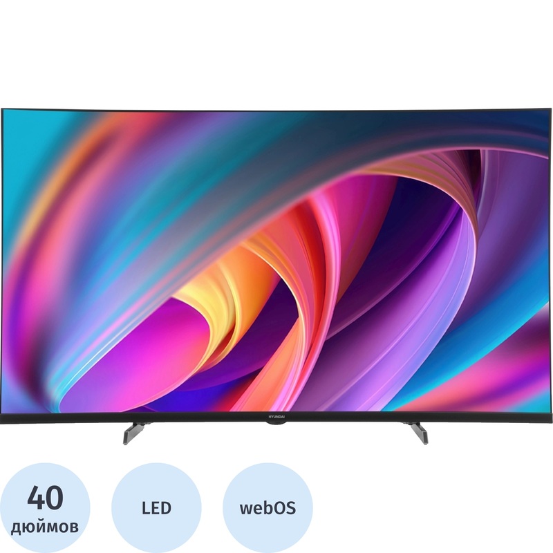 Изображение товара Телевизор Hyundai 40 LED Full HD Smart HDR Wi-fi Bluetooth HDMI USB Ethernet