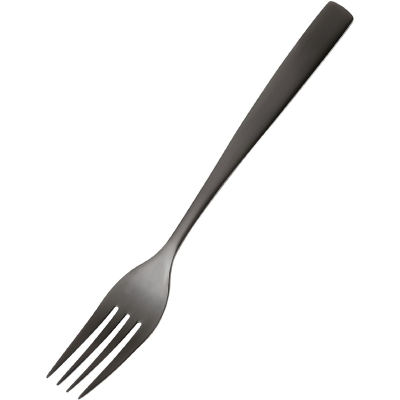 Изображение товара Десертная вилка Comas Bcn Colors 18% Black 14 см нержавейка 12 шт