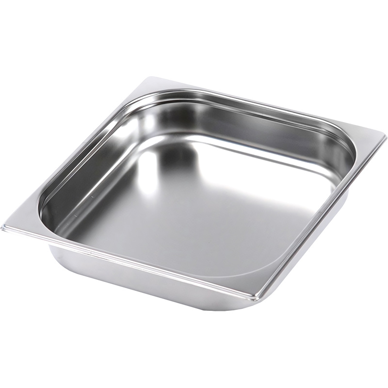 Изображение товара Гастроемкость Luxstahl GN 2/3 32.7x35.3x6.5 см 5.5 л нержавеющая сталь