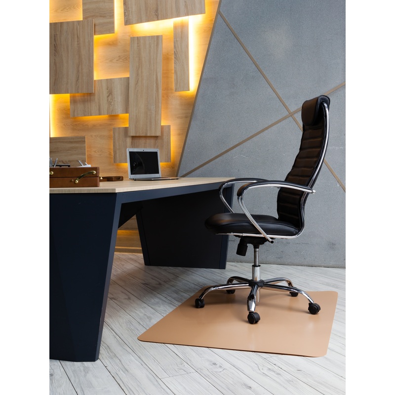 Изображение товара Коврик напольный для паркета ламината бежевый 1000х1200 мм из полипропилена Easy Chair