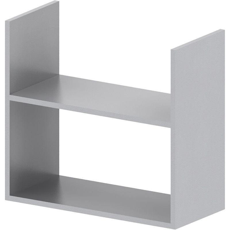 Изображение товара Навесная полка Комус Мебель Easy Standard серого цвета 650х292х569 мм