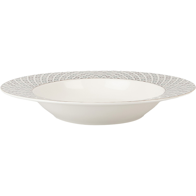 Изображение товара Тарелка суповая Nouvelle Home Norwich фарфор 21.5 см разноцветная 4 штуки