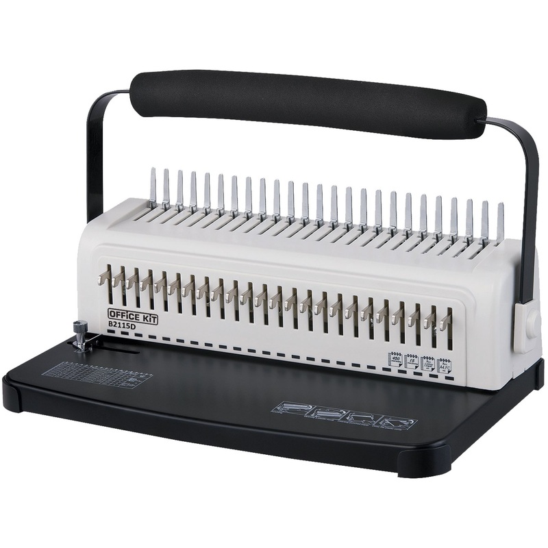 Изображение товара Брошюровщик Office Kit B2115D механический с пластиковой пружиной А4+