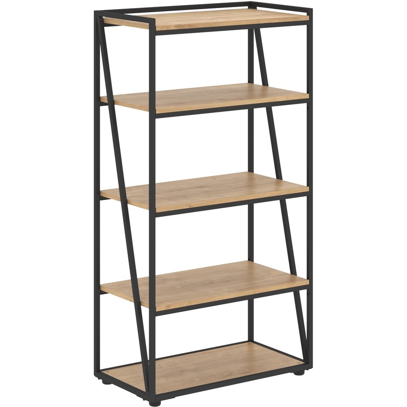 Изображение товара Стеллаж для документов Loftis LMMC 80 дуб бофорд черный 800х430х1517 мм