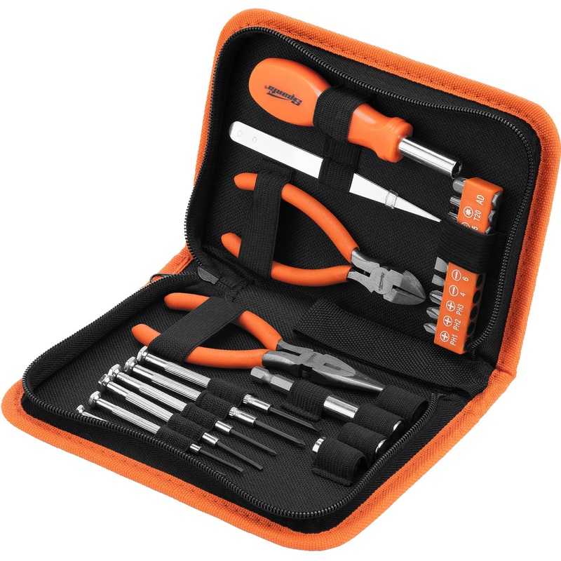 Изображение товара Набор инструмента столярно-слесарный Sparta 25 предметов кейс