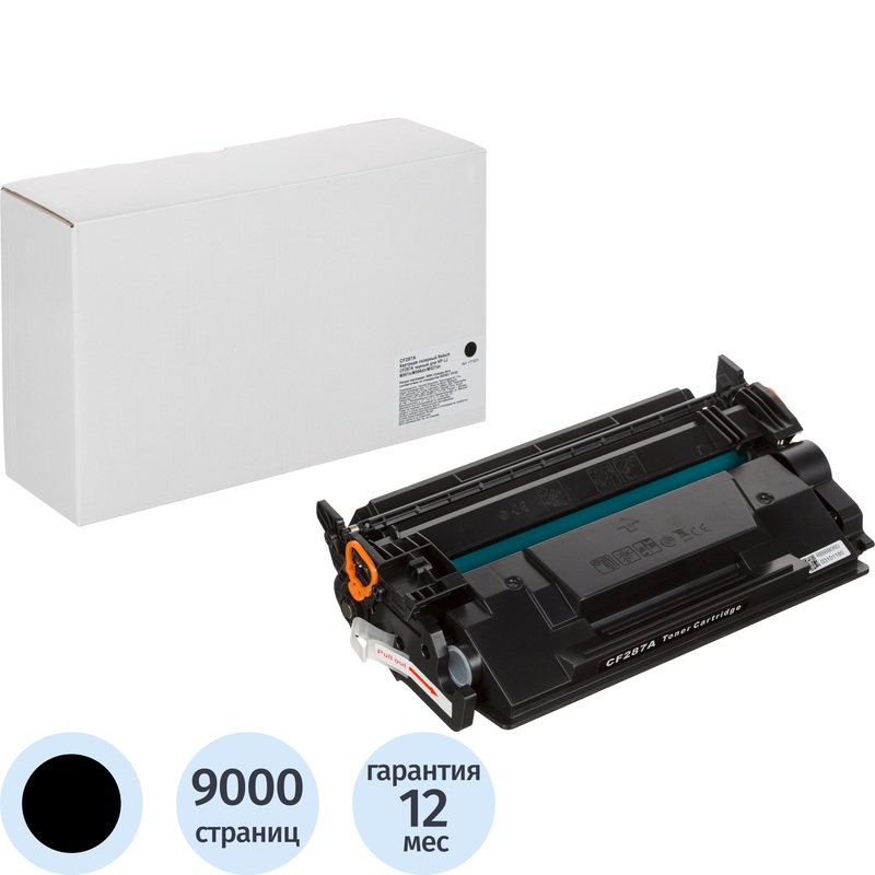 Изображение товара Картридж лазерный Retech 87A CF287A для HP черный совместимый