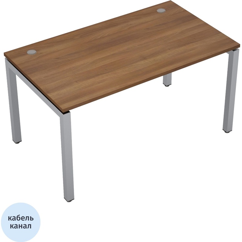 Изображение товара Стол письменный прямой Avance 6М.589 шамони тёмный алюминий матовый