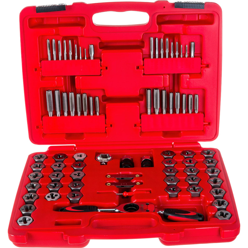 Изображение товара Набор метчиков и плашек SK-5 M3-M12 75 предметов кейс МАСТАК