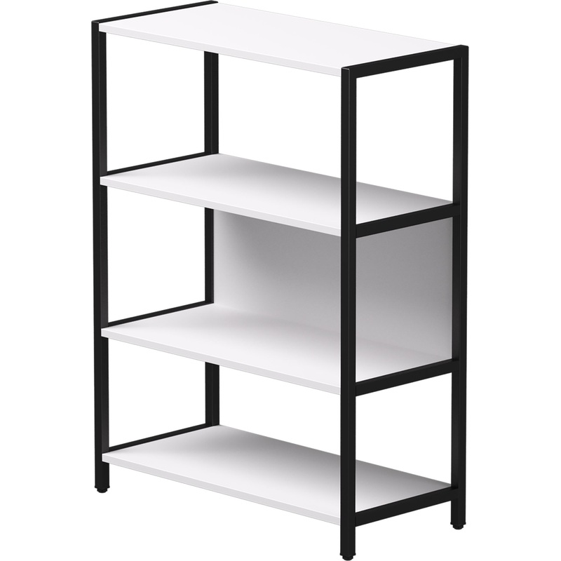 Изображение товара Стеллаж для документов EVO 254H010W39005 белый/чёрный комфортный для офиса и дома