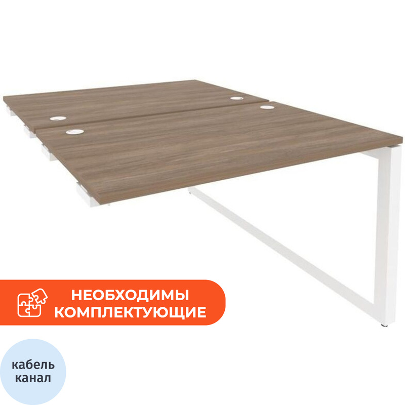 Изображение товара Рабочая станция для 2 человек ONIX O.MO-D.SPR-2.8 дуб аризона белый