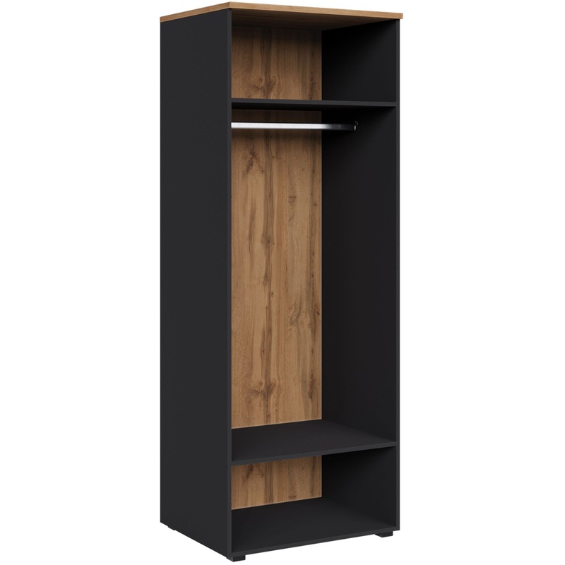 Изображение товара Гардероб Easy to lead K-Loft (дуб натуральный/графит) 786х616х2106 мм