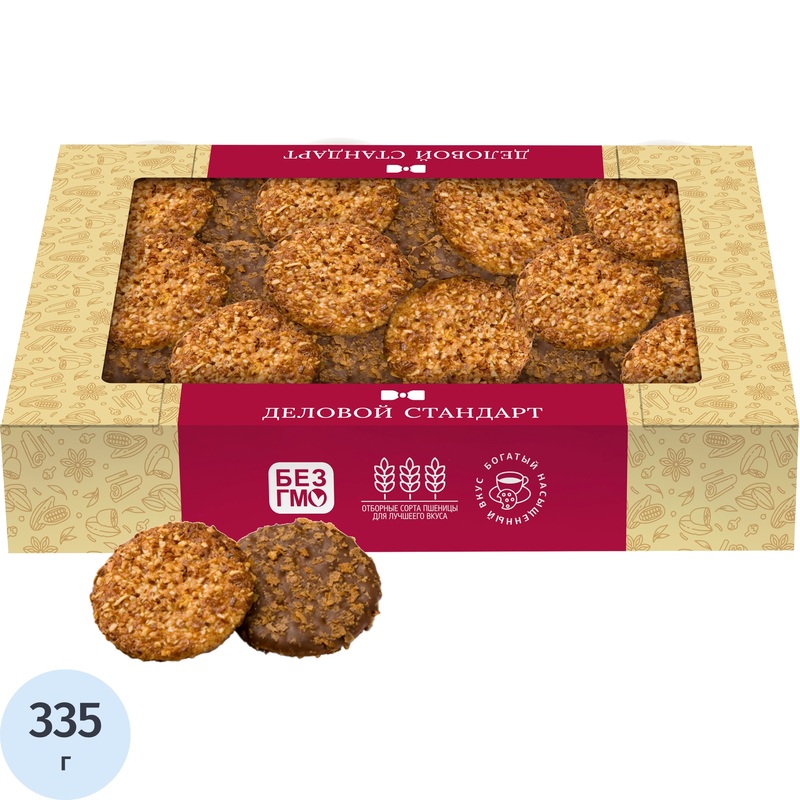 Изображение товара Печенье сдобное Деловой Стандарт Десертное 335 г
