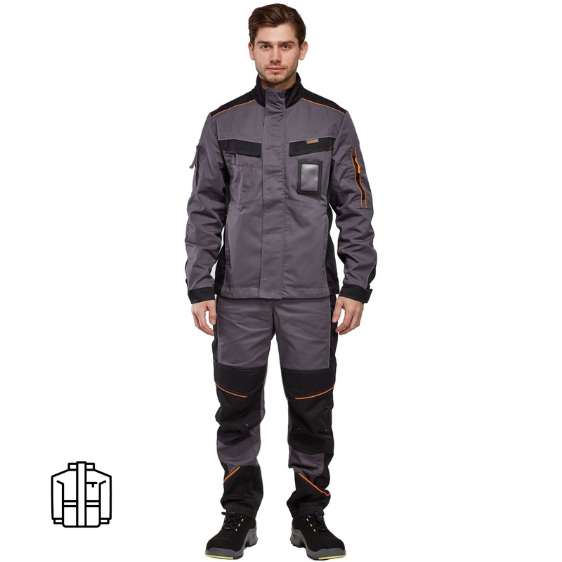 Изображение товара Летняя мужская рабочая куртка Найтстар Алькор со светоотражающим кантом