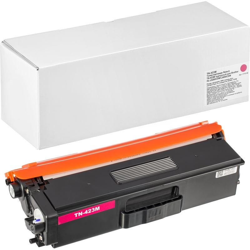 Изображение товара Картридж лазерный Retech TN-423M пурпурный для Brother