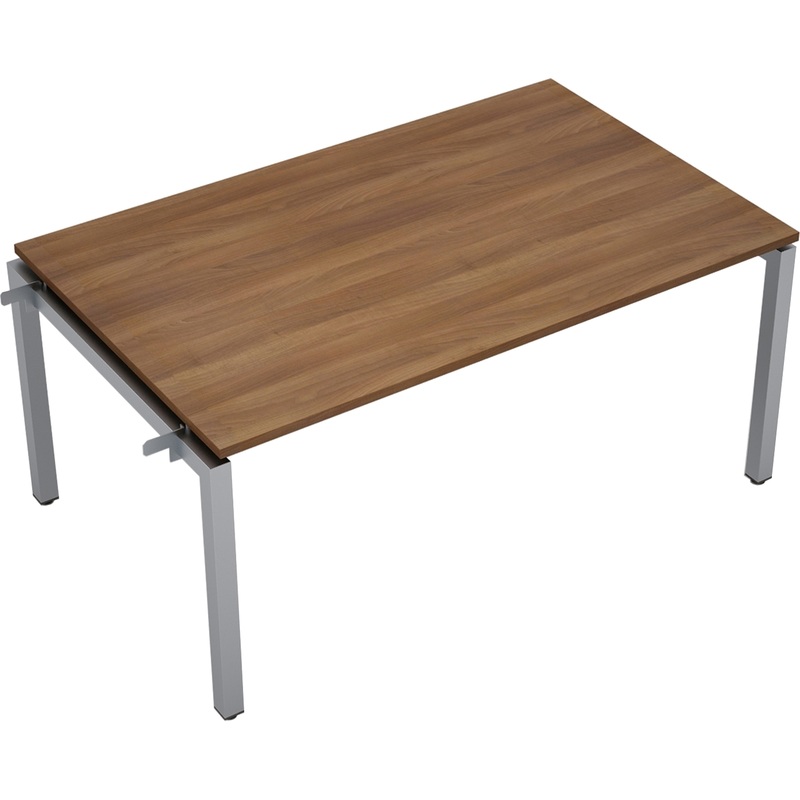 Изображение товара Элемент стола для переговоров Avance 6МПН.504 шамони тёмный/алюминий матовый 1600х1000х750 мм