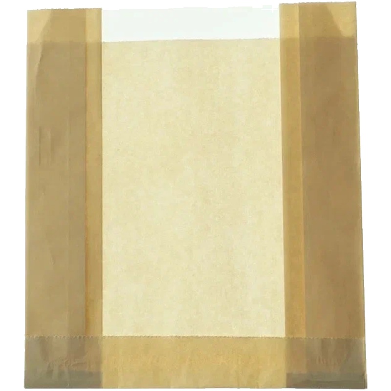 Изображение товара Бумажные пакеты крафт 170x80x200 мм 1000 штук для упаковки пищевой продукции