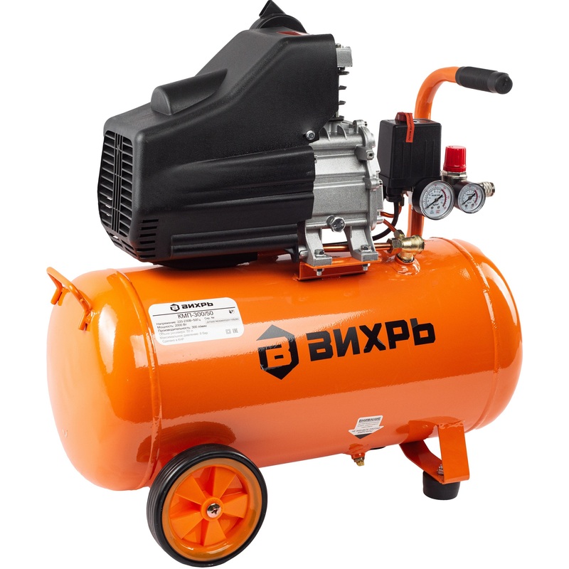 Изображение товара Компрессор Вихрь КМП-300/50 74/4 мощный и надежный
