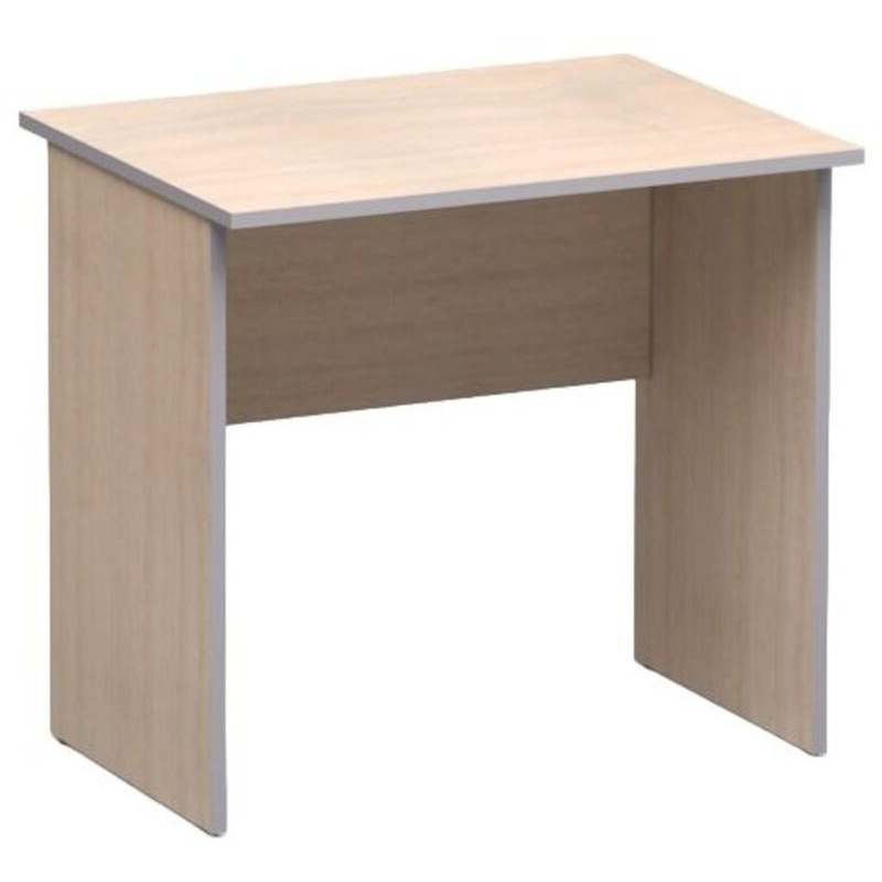 Изображение товара Стол прямой СП-Бюджет 2367 из ЛДСП с регулируемыми опорами светлый дуб шамони