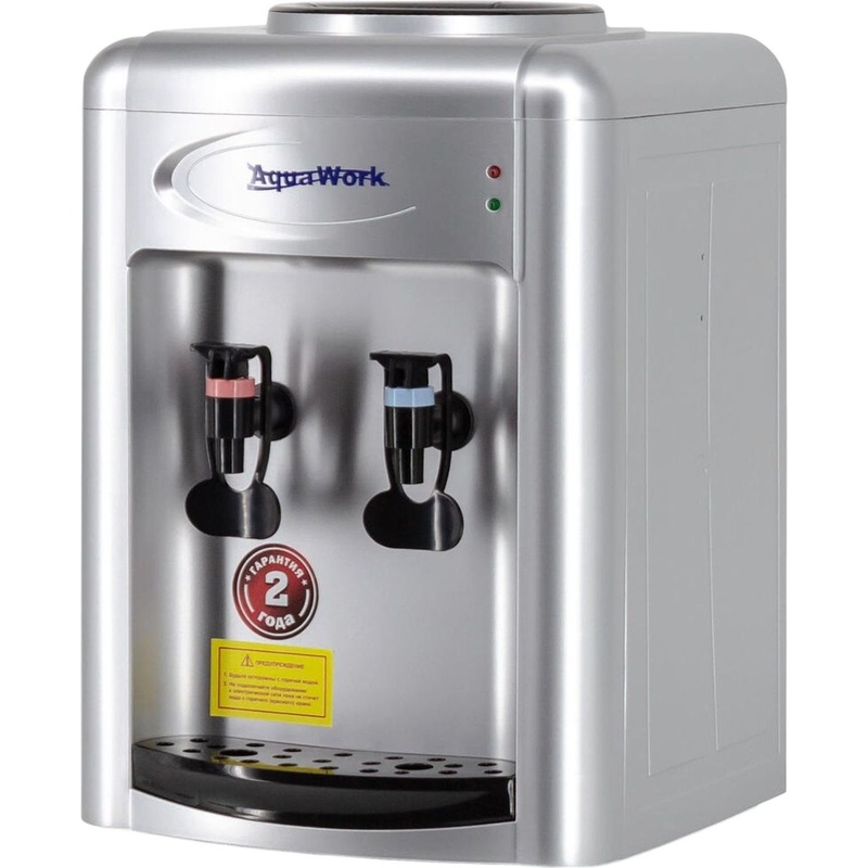 Изображение товара Кулер для воды Aqua Work 0.7TDR серебристый нагрев охлаждение настольный