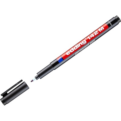 Маркер промышленный перманентный Edding 142/1 для глянцевых поверхностей чёрный 1 мм – купить по выгодной цене в интернет-магазине | 1183502