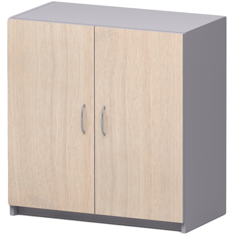Изображение товара Шкаф для документов СП-Бюджет 2550 дуб шамони светлый/серый 716х349х753 мм